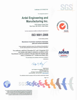 ISO Certifications